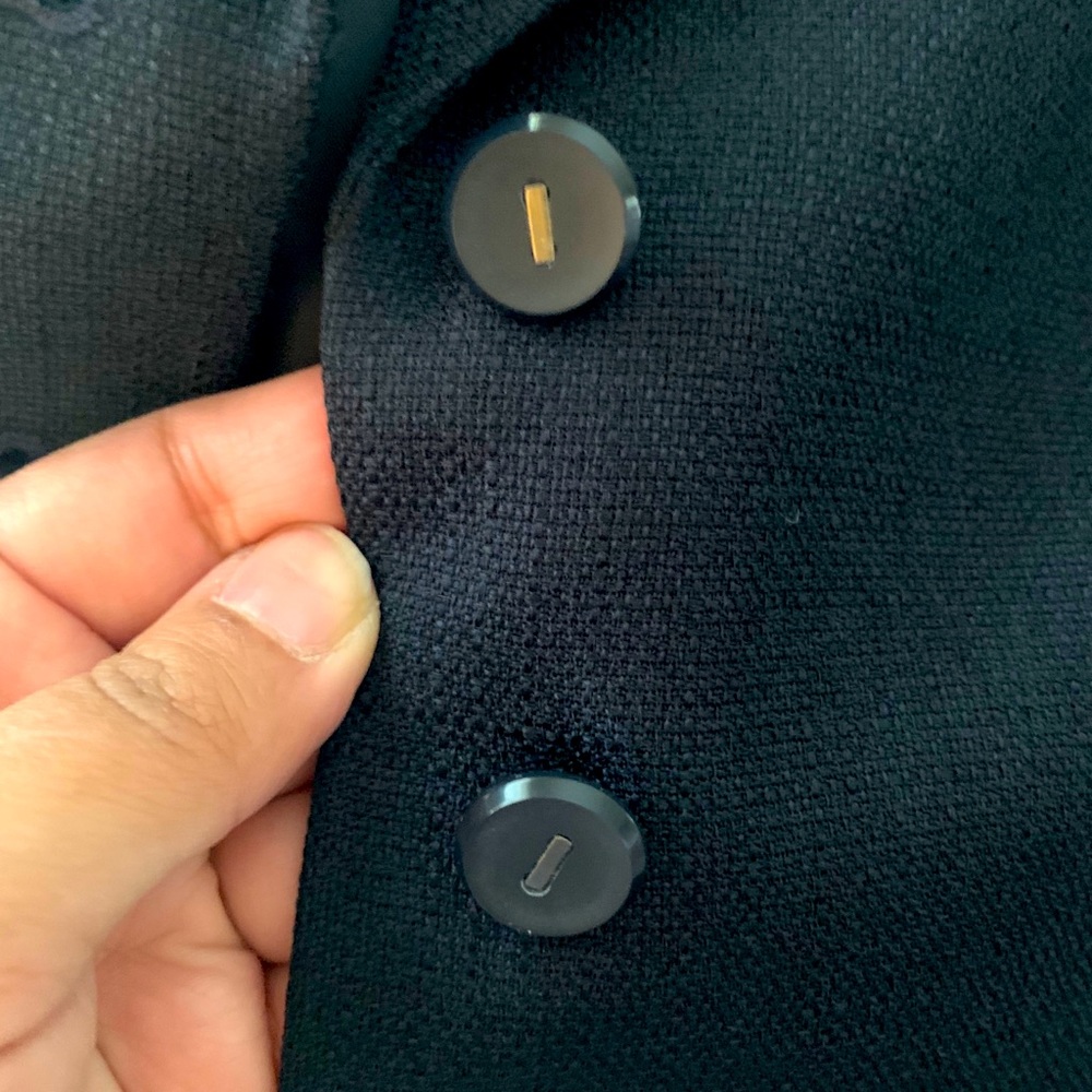 Tahari navy blue suit!